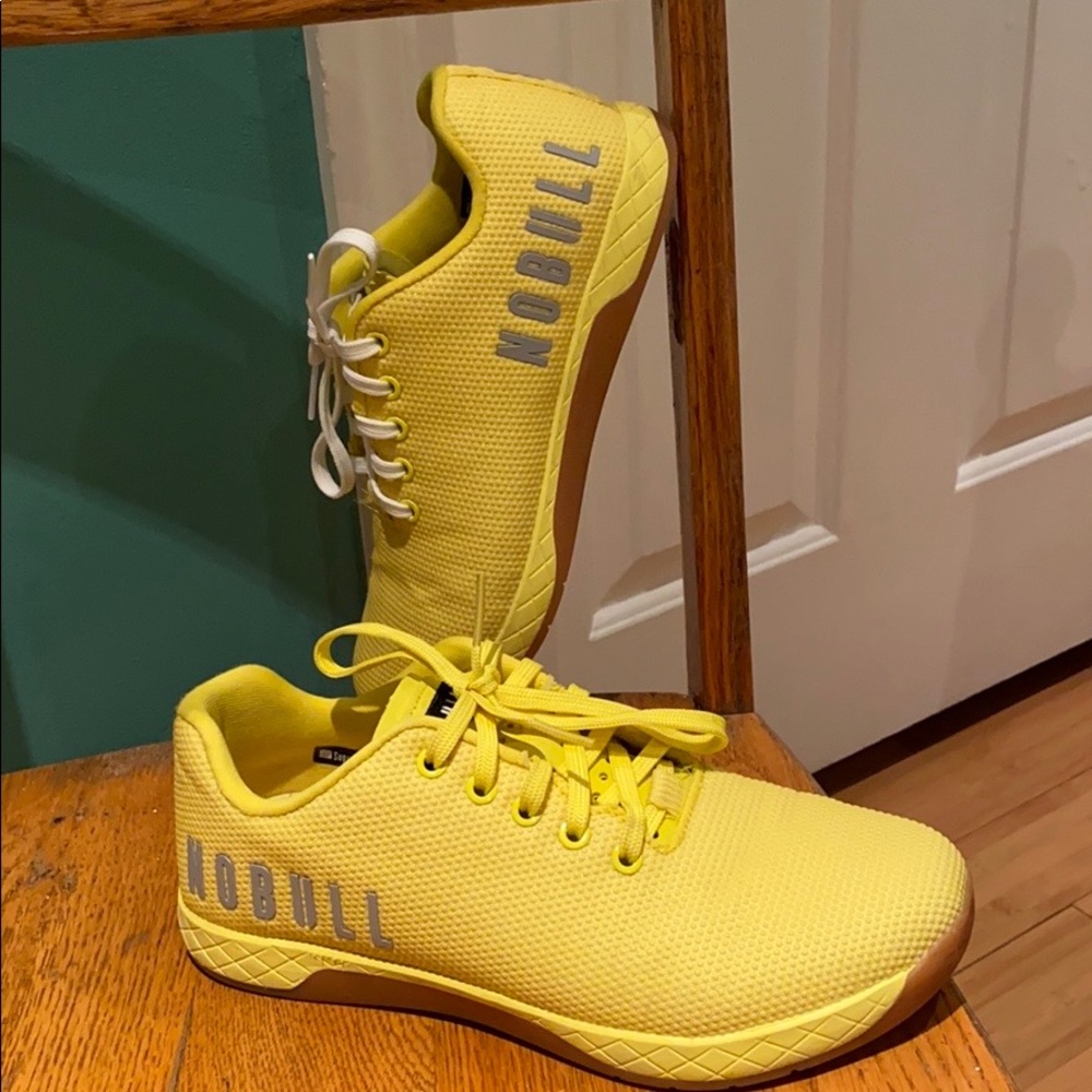 NoBull Limited Edition Yellow Low Top Trainers